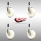 Service Caster 5 Inch 316SS Nylon Wheel Swivel 7/8 Inch Expanding Stem Caster Set SCC SCC-SS316EX20S514-NYS-78-4 - alternate 2